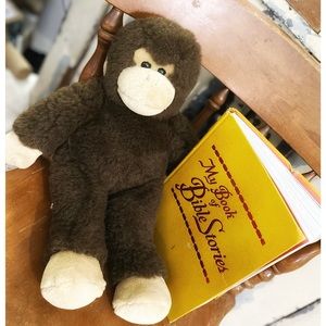 build a bear vintage monkey Voicebox